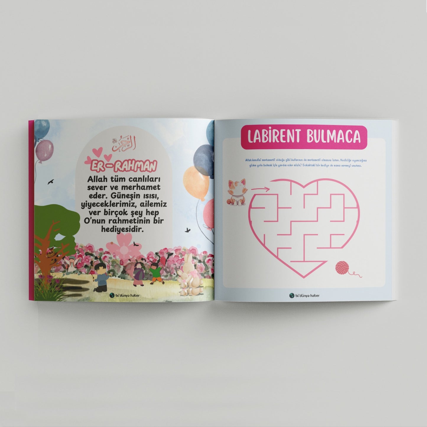 Dahada küçükler için Esmaül Hüsna Ajandam