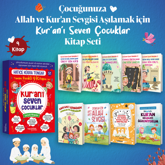 Kuranı Seven Çocuklar Seti 9 Kitap