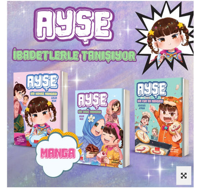 Ayşe İbadetlerini Öğreniyor (3kitap) Set