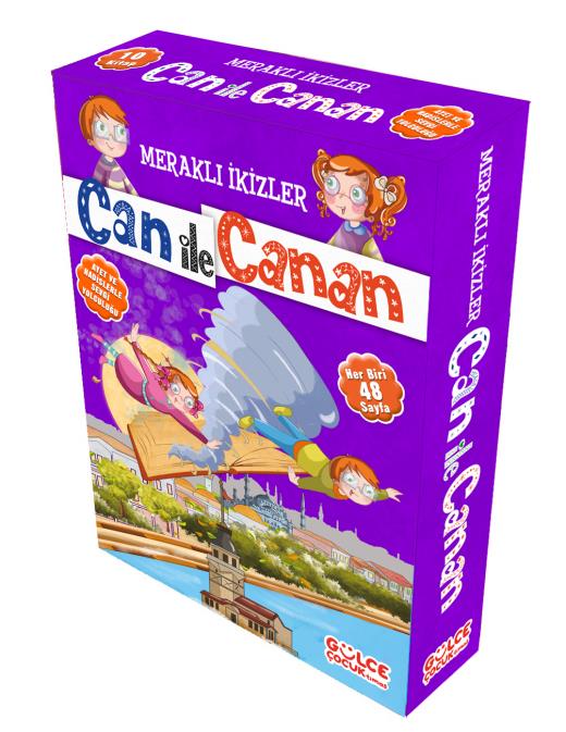 Meraklı İkizler Can İle Canan Set - (10 Kitap)