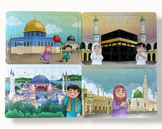 Mescidlerimiz Puzzle 4'lü  set