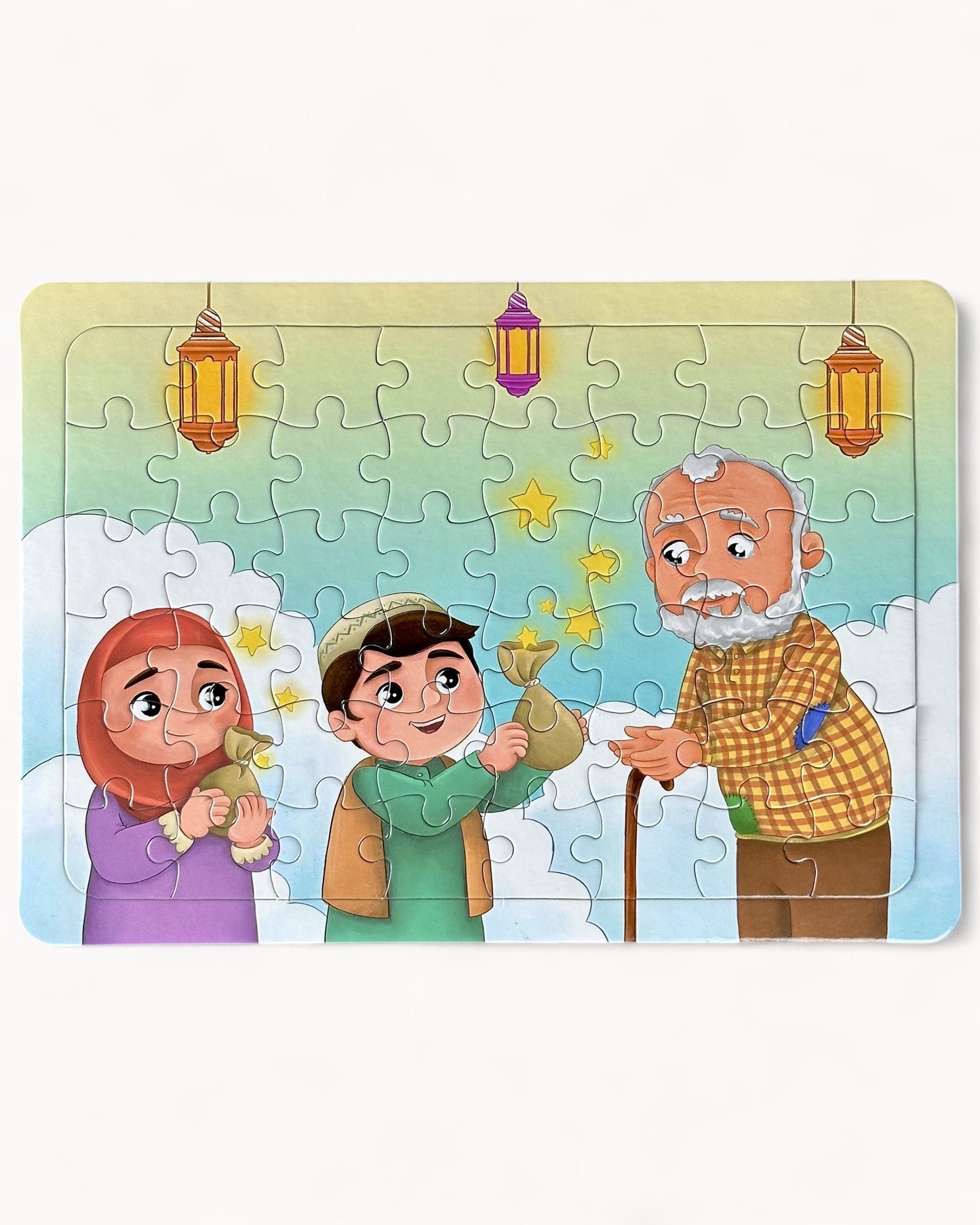 Puzzle sur le thème des 5 piliers de l'Islam