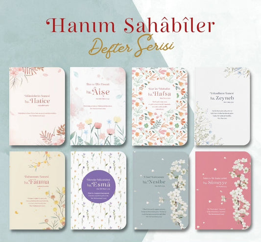 Hanım Sahabeler 8 Defter Seti