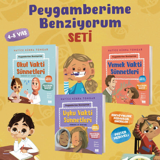 Peygamberime Benziyorum Seti - 3 Kitap Takım - Hatice Kübra Tongar